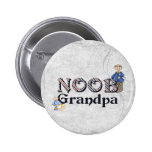 NooB Grandpa Pinback Button