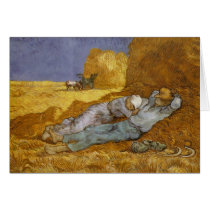 Noon, Rest from Work (Millet), Vincent van Gogh Greeting Cards