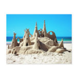 Noosa Beach Sandcastle Postcard