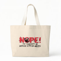 Nope Anti Obama Gear '08 Canvas Bag