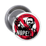 Nope Anti Obama Gear '08 Pinback Button