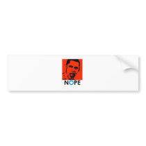 NOPE BUMPER STICKERS