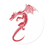 Norbert the Red Dragon stickers