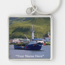 Nordic Mariner, Crab Boat in Dutch Harbour, AK Keychains