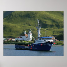 Nordic Mariner, Crab Boat in Dutch Harbour, AK Posters
