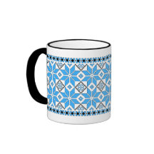 Nordic Star Mug (blue and black)