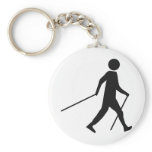 nordic walking icon keychains
