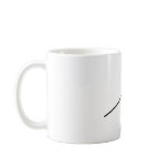 nordic walking icon coffee mug