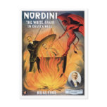 Nordini~ In Devils Hell Vintage Magic Act postcards