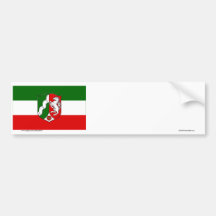 Nordrhein-Westfalen Flag Bumper Stickers