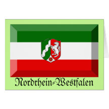 Nordrhein-Westfalen Flag Gem Card