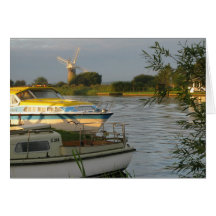 Norfolk Broads - Blank Greetings Card