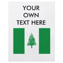 Norfolk Island Flag Flyer Design