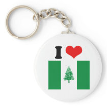 Norfolk Island Flag Keychain