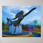Norfolk Mermaid Fountain posters