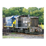 Norfolk Southern SW- 1001 2105 & CSX 1537 Postcard