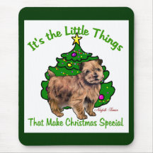 Norfolk Terrier Christmas Gifts Mouse Pad