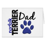 Norfolk Terrier Dad 2 Card