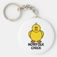 Norfolk Virginia Chick Keychain