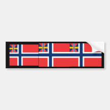 Norge Unions g 1844, Norway Bumper Sticker