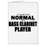 Normal Bass Clarinet Player Cards