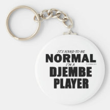 Normal Djembe Player Key Chain