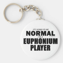 Normal Euphonium Player Keychain