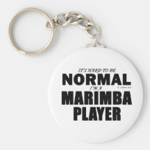 Normal Marimba Player Key Chain