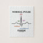 Normal Pulse Inside (ECG/EKG Electrocardiogram) Jigsaw Puzzles