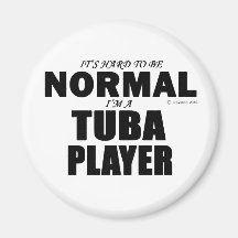 Normal Tuba Player Refrigerator Magnet