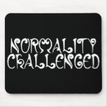 'Normality Challenged', Black Mousepad