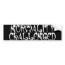 'Normality Challenged' Bumper Sticker