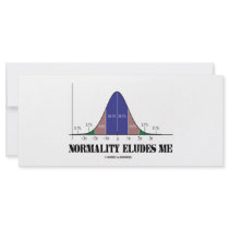 Normality Eludes Me (Bell Curve Humour)