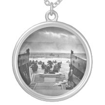 Normandy Invasion at D-Day - 1944 Personalized Necklace