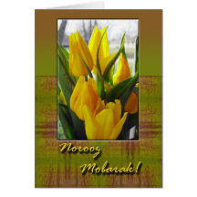Norooz Mobarak, Spring Tulips Card