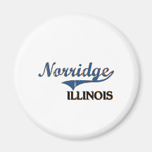 Norridge Illinois City Classic Magnet