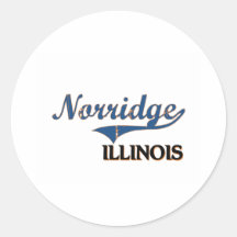 Norridge Illinois City Classic Stickers
