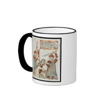 Norse god Tyr losing his hand to the bound wolf Coffee Mug