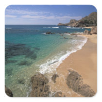North America, Mexico, Baja California Sur, Square Stickers
