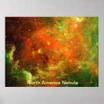 North America Nebula Poster