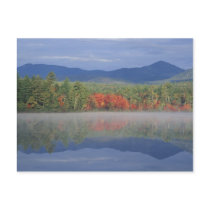 North America, US, NH, Fall reflections in