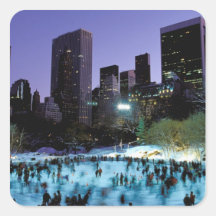 North America, USA, New York, New York City. 9 Sticker