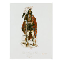 North American Indian Postcard