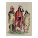 North American Indians, c.1832 Post Card
