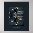 North American River Otter on a Log Wildlife Photo posters