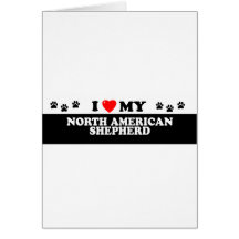 NORTH AMERICAN SHEHERD_ GREETING CARDS