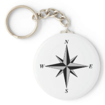 North Arrow Keychain