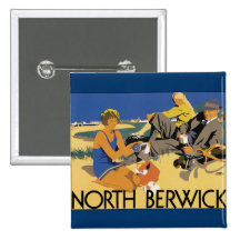 North Berwick Pinback Button
