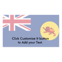 North Borneo, Malaysia flag Business Card Templates