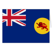 North Borneo, Malaysia flag Cards